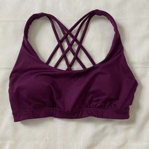 Victoria's Secret Purple Strappy Sports Bra